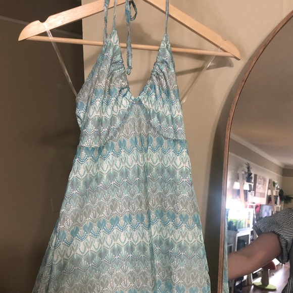 WILD FABLE - Crochet Multicolored midi dress with slit - Picture 5 of 6